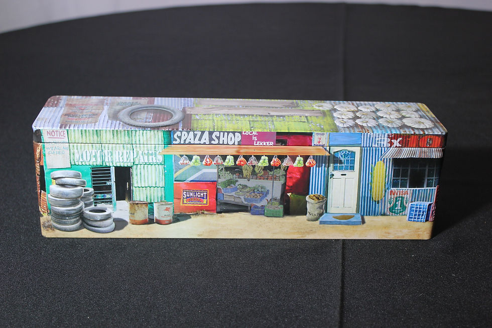 Thumbnail: Spaza Money Box Savings Tin Beautiful