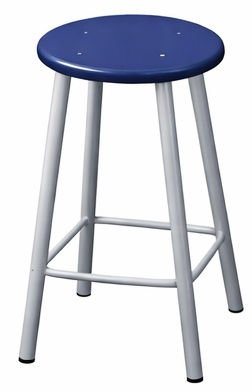 Thumbnail: Student round lab chair - blue