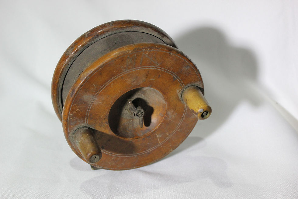Thumbnail: Vintage 5" Reuben Heaton Starback Nottingham Centerpin Trotting Reel