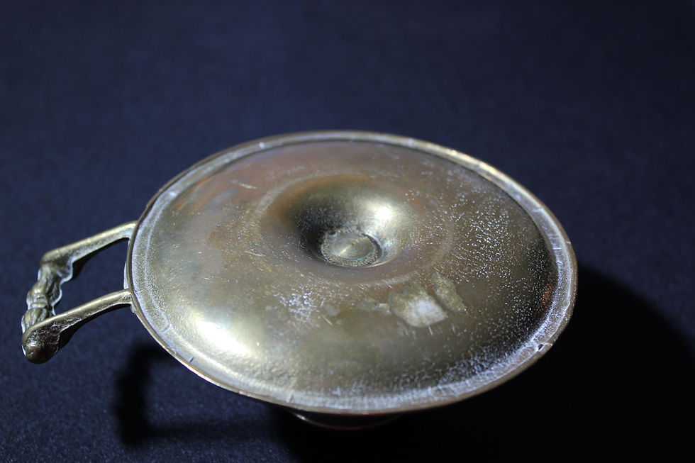 Thumbnail: Cast Solid Brass Heavy Duty Candle Holder