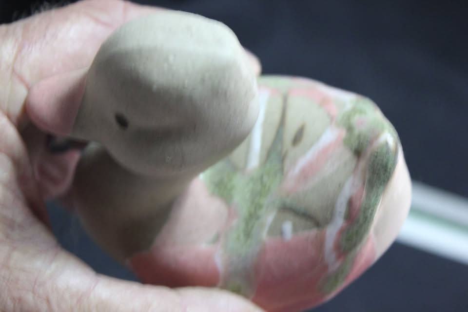 Thumbnail: Small ornamet ceramic glazed see details