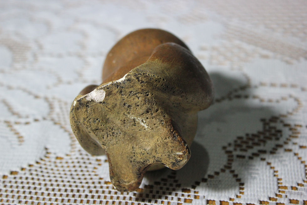 Thumbnail: Owl Figurine Ceramics Glazed