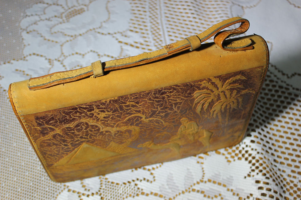 Thumbnail: Egyptian 1930 Tourist Bag Almost Antique Very Very Rare