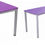 Thumbnail: Student utility desk - lavender