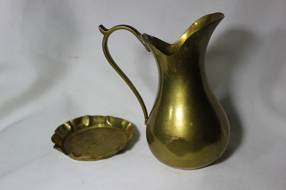 Thumbnail: Brass Jug and Plate