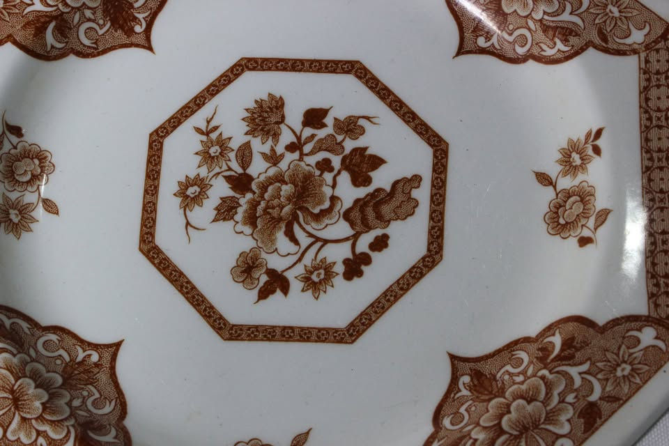 Thumbnail: OLD PEKIN ROYAL STAFFORDHIRE PLATE MADE IN ENGLAND . RARE