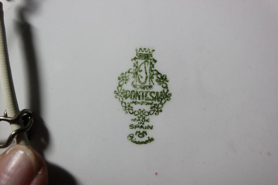 Thumbnail: WALL MOUNTED PONTESA SPANISH PORCELAIN PLATE
