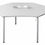 Thumbnail: Computer group hexagon desk - white