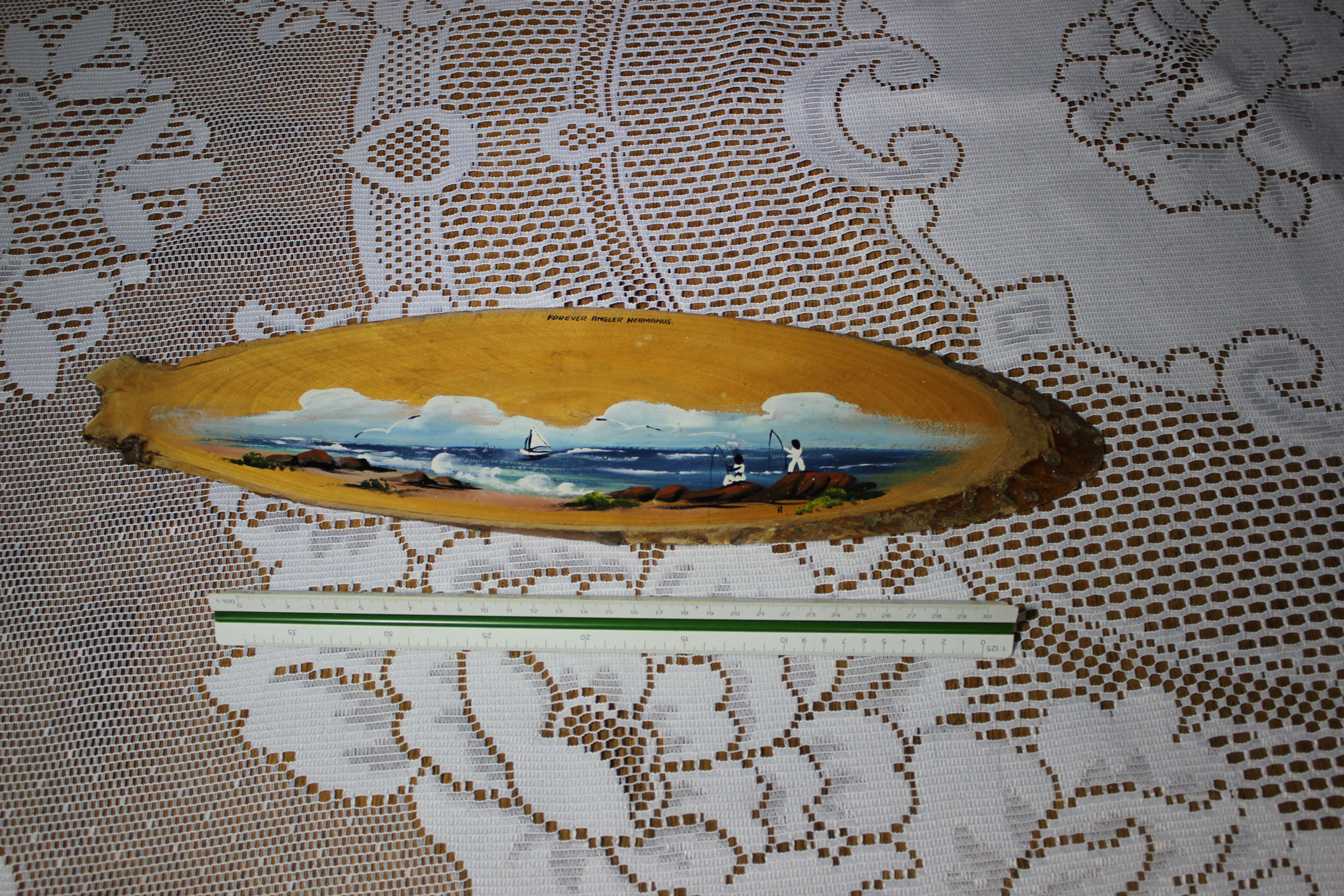 Rare Hermanus Wood Art Approx 1970