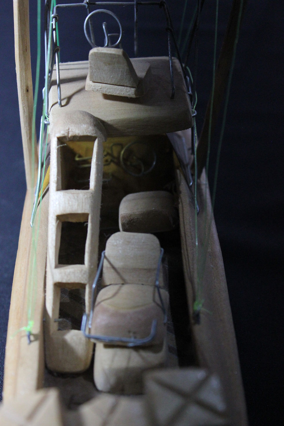 Thumbnail: Handmade Fishing Boat Model Unique Wood