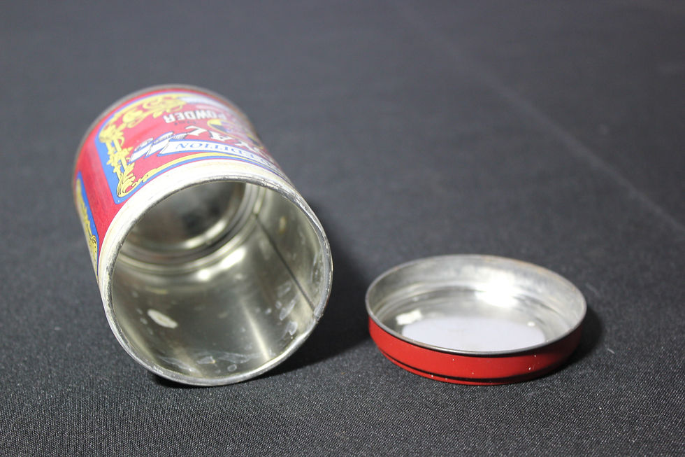Thumbnail: Royal Baking Powder Tin Red 200g Metal Storage Can