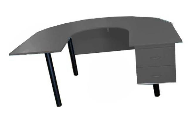 Thumbnail: Teachers U-shape desk - Charcoal
