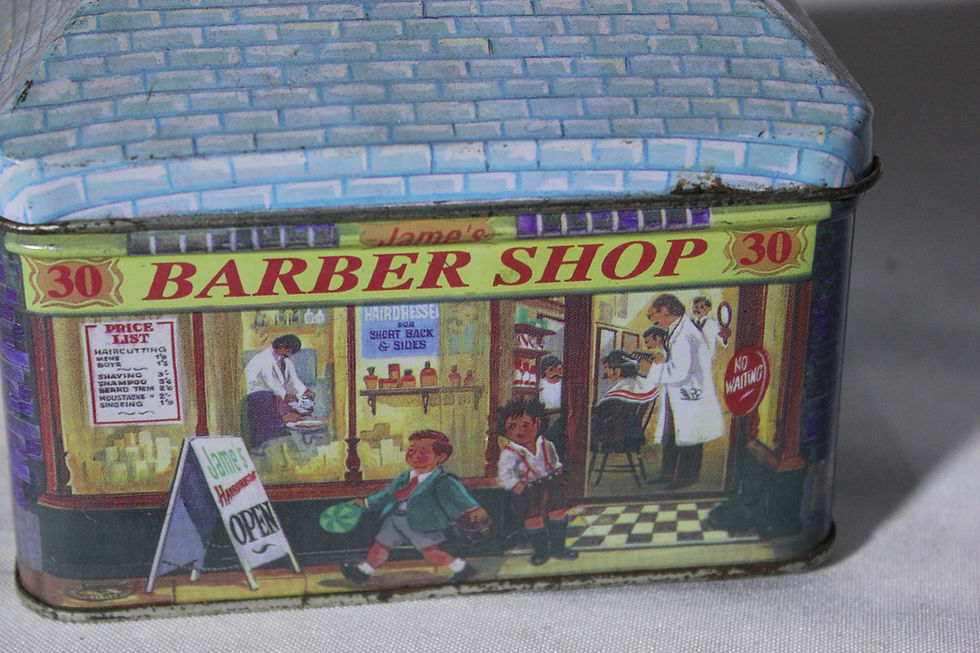 Thumbnail: English Barbershop Tin Vintage