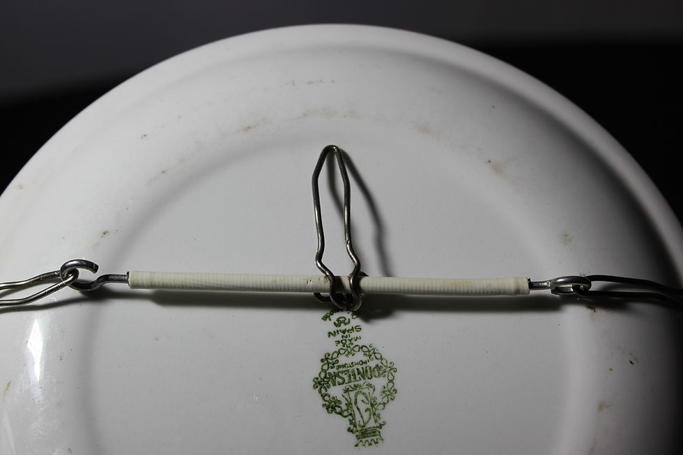 Thumbnail: Wall Mounted Pontesa Spanish Porcelain Plate