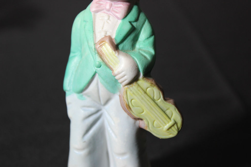 Thumbnail: Porcelain Boy with Violin Made in Taiwan