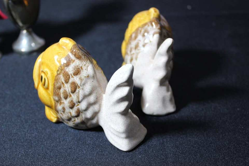 Thumbnail: ONE CERAMIC FISH SALT POT
