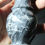 Thumbnail: 2 X VINTAGE BLACK STONE CARVED VASES