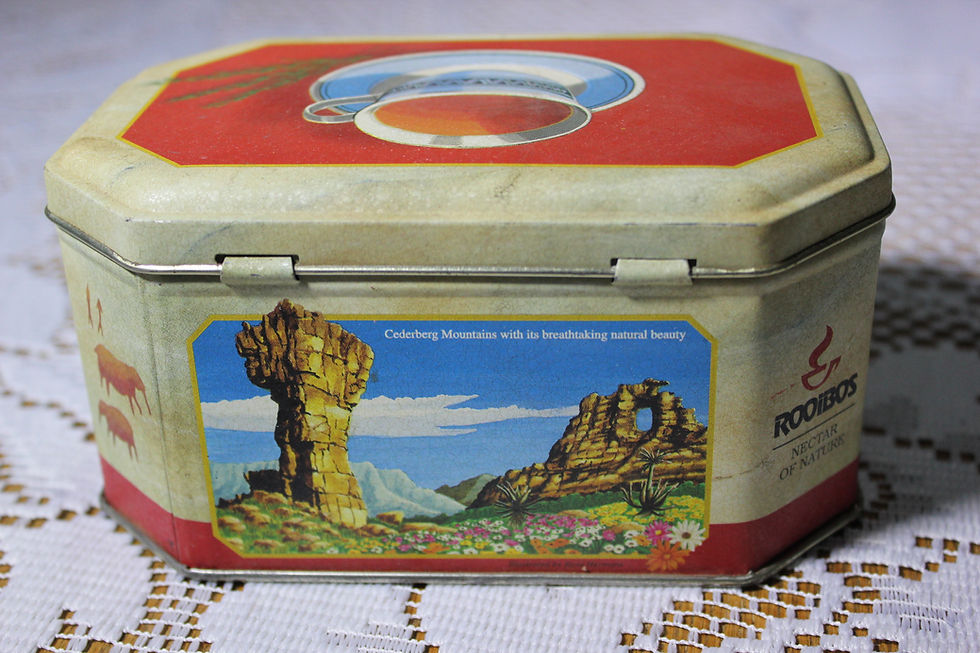 Thumbnail: Rooibos Vintage Tin with Embossed Lid