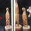 Thumbnail: THREE MEERCATS CARVED FROM WOOD