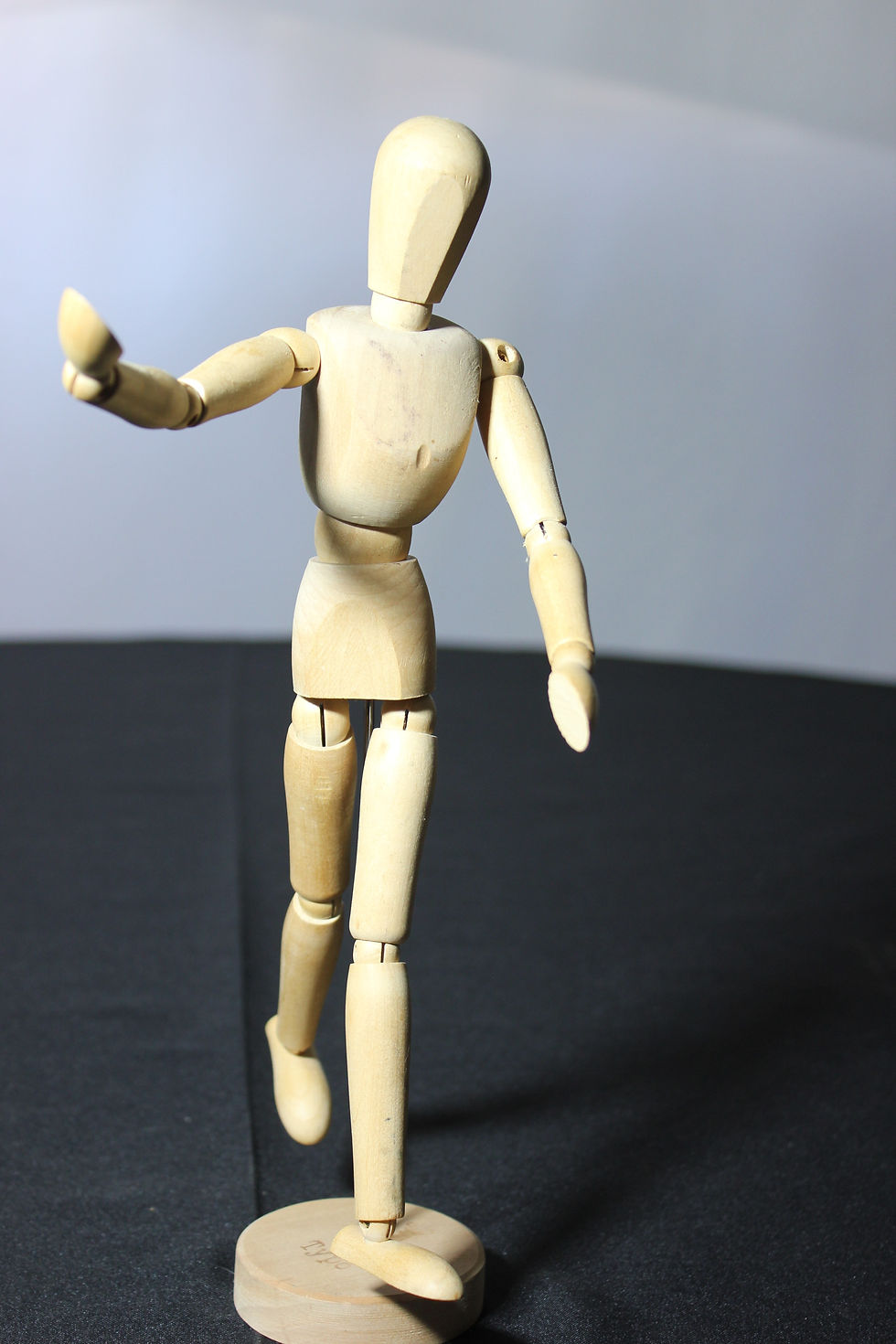 Thumbnail: Articulated Artist Mannequin Model Wood 8 1/2" Figurine