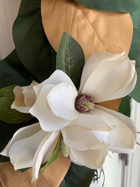 Thumbnail: Magnolia leaf grapevine wreath