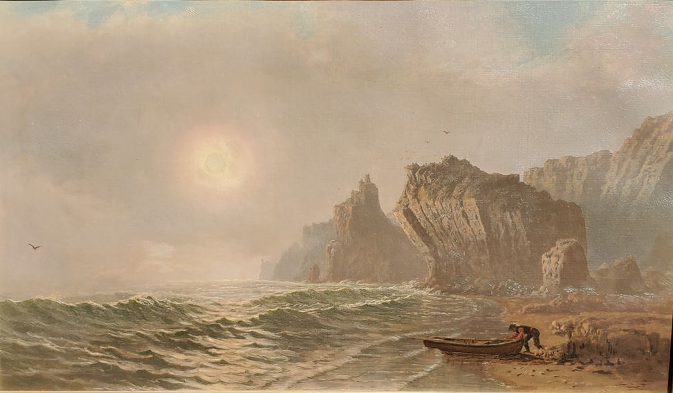 Painting by Mortimer Smith of a Seascape