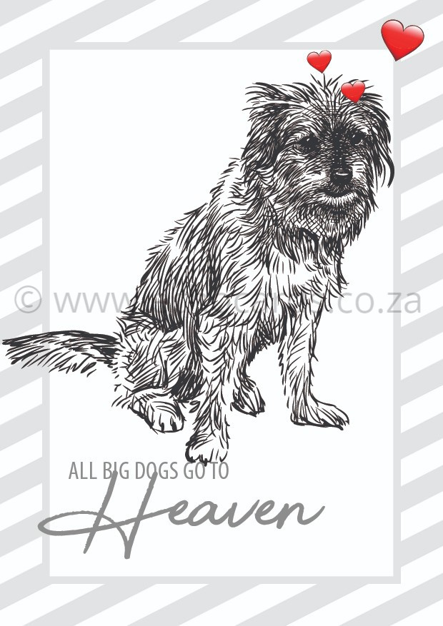 All big dogs go to heaven - Portrait