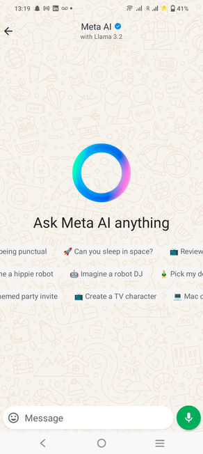 Meta AI mejoró tu compañero creativo en WhatsApp 