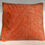 Thumbnail: 14" Sale map velvet cushion orange