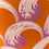 Thumbnail: Table lamp, pink/orange wave
