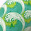 Thumbnail: Table lamp, teal/green wave
