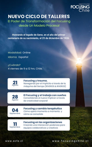 Nuevo Ciclo de Talleres 2026. El Poder de Transformación del Focusing desde Un Modelo Procesal