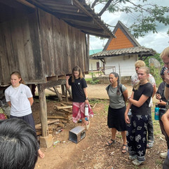 House visit to the village head