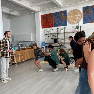 Ermutigungen auf den Rücken schreiben