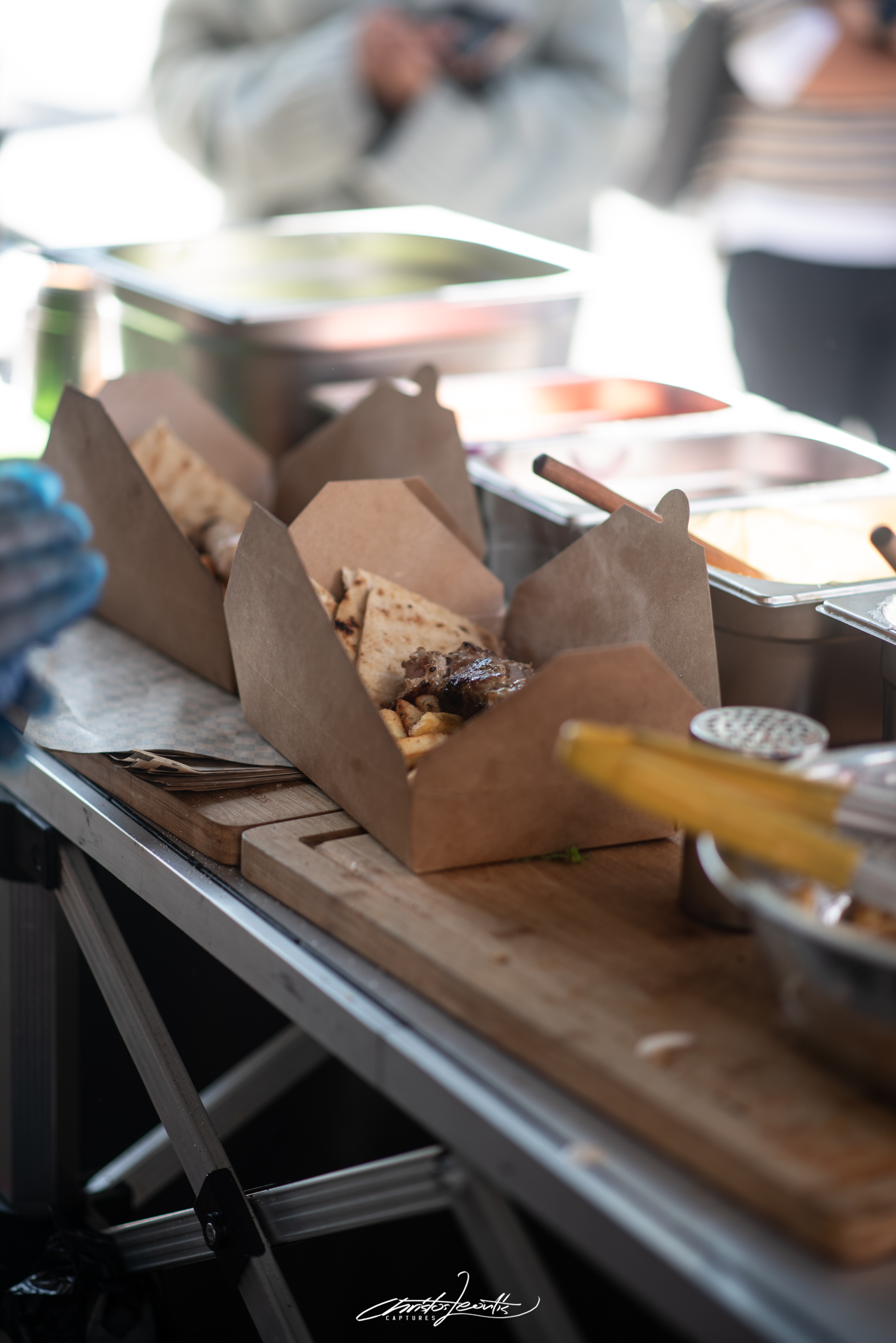 Arranged Food and Objects