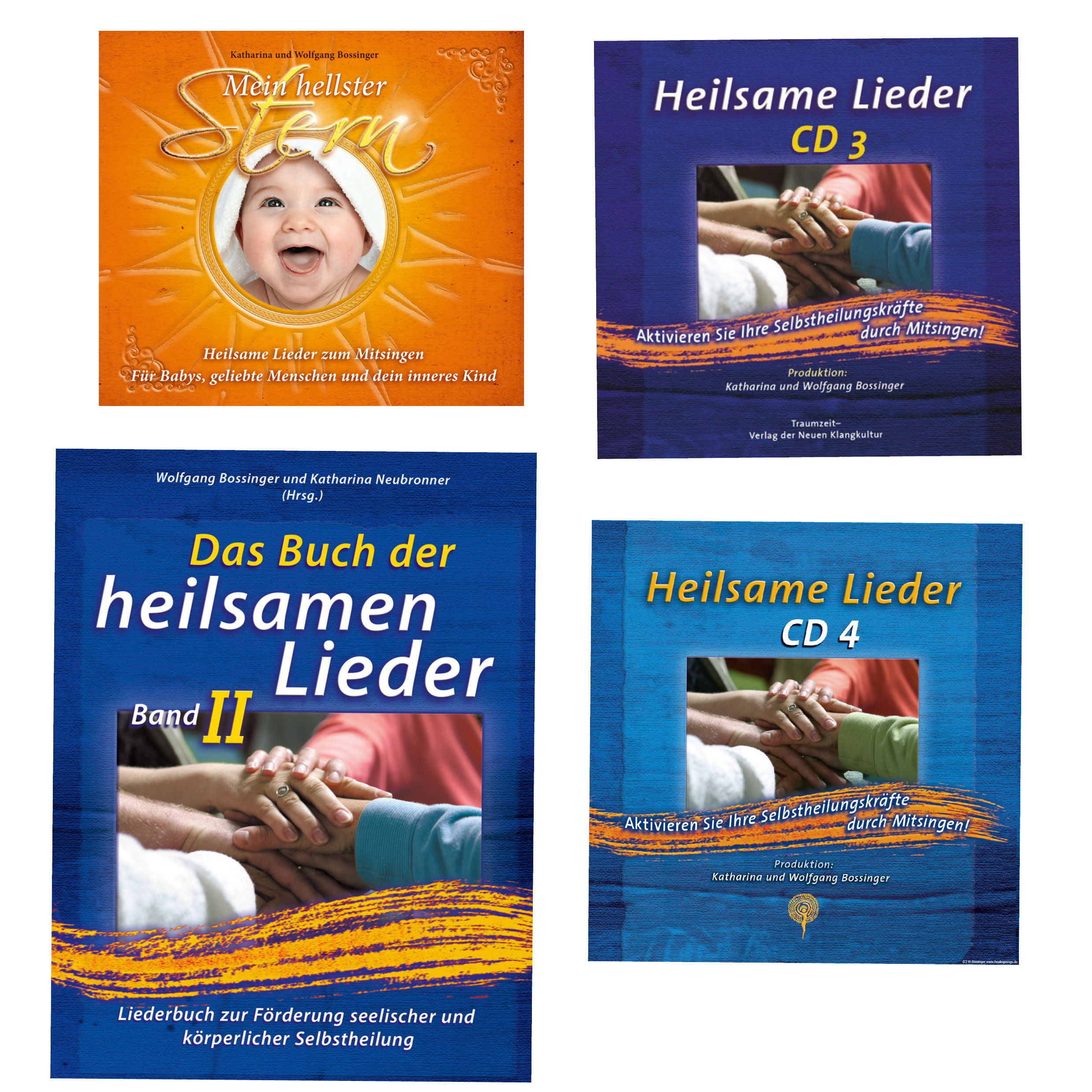 Sparpaket: Buch der heilsamen Lieder Band 2 und 3 CDs