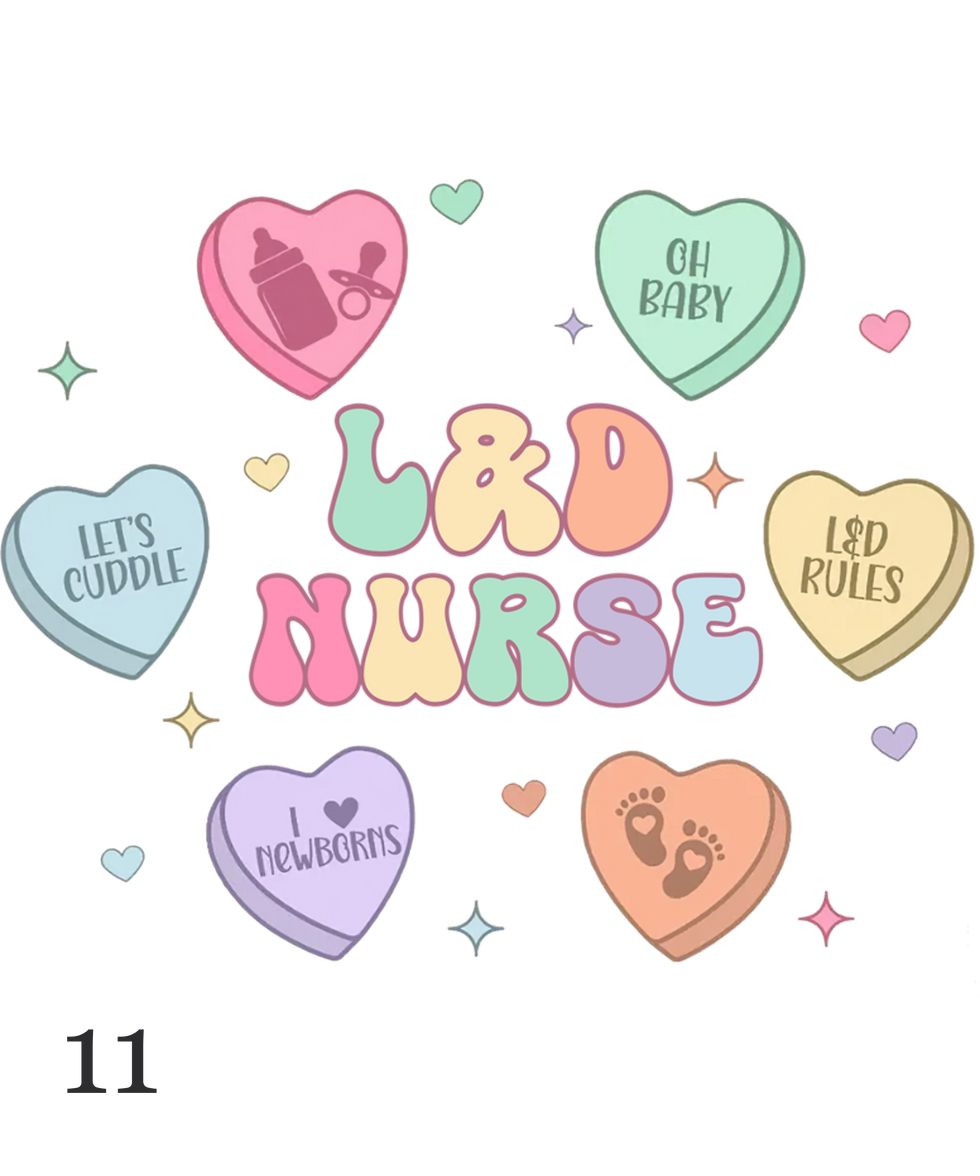 Thumbnail: Labor and delivery Valentines day graphics (Click to see all graphics)