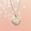 Thumbnail: Rose Quartz Heart Necklace