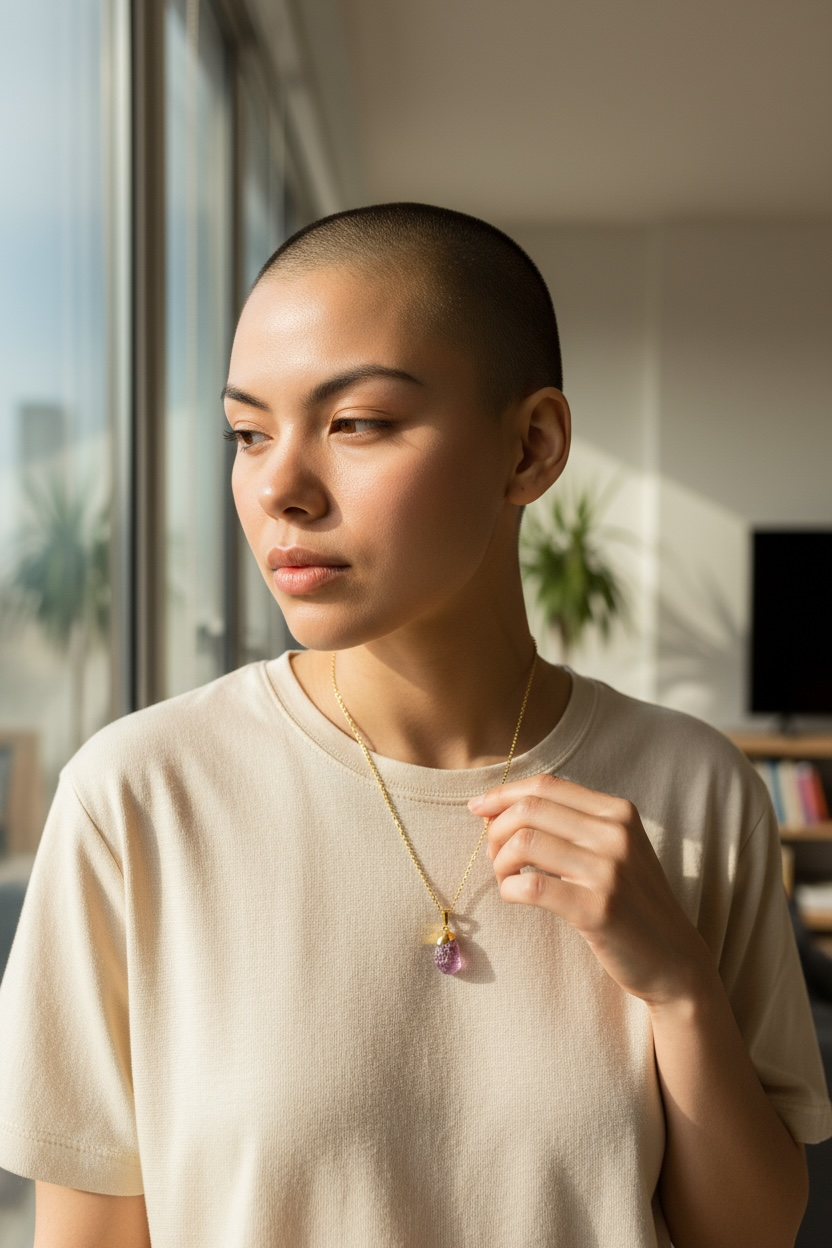 Thumbnail: Amethyst Drop Pendant