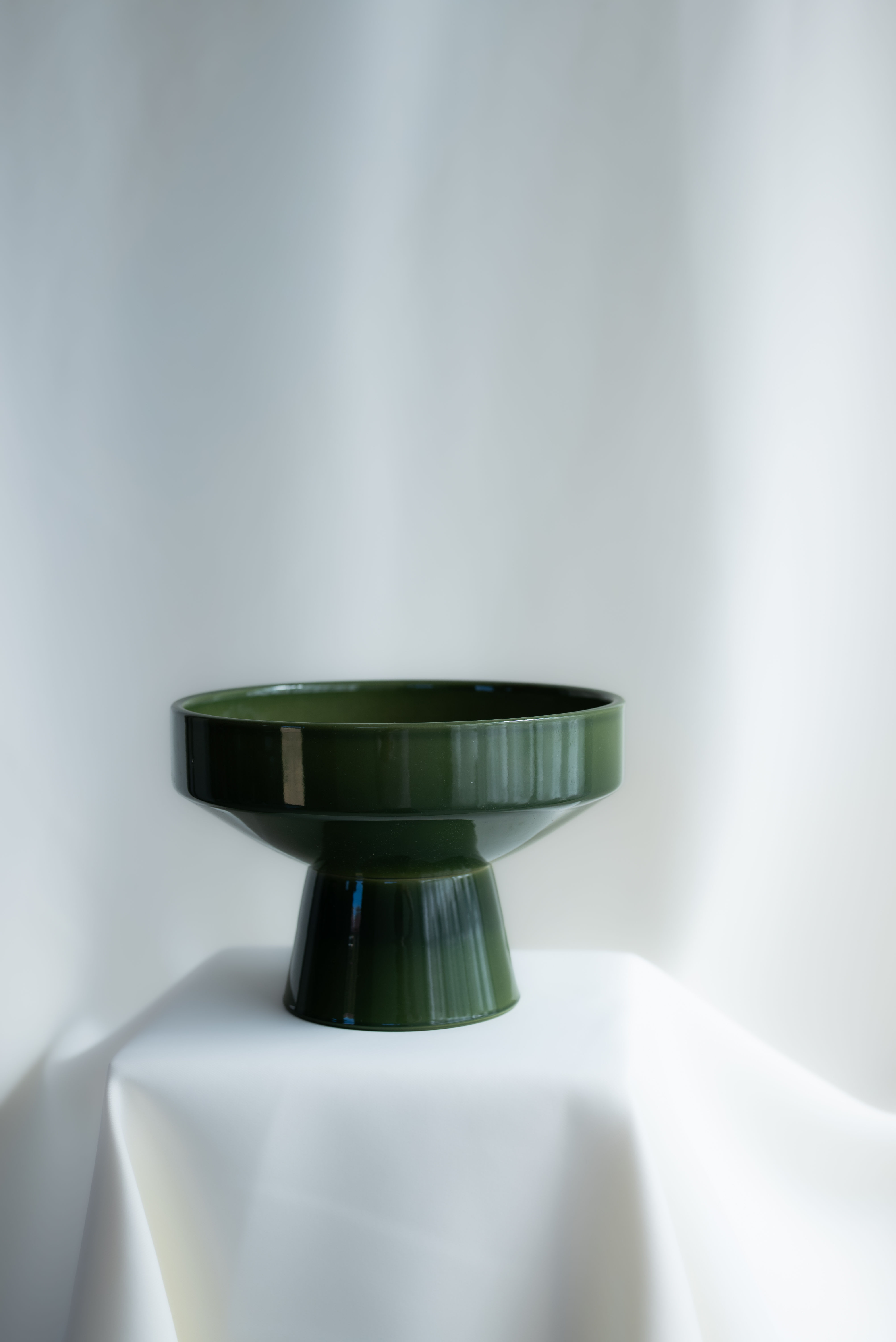 Green Footed Vase