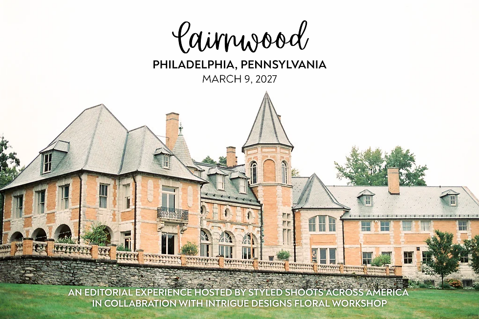 Philadelphia Styled Shoot (with Intrigue Designs!)
