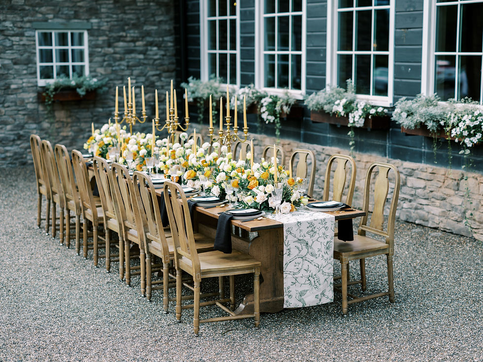 A Beautiful Black & Yellow Editorial in Upstate New York!