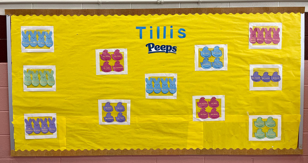Peeps inspired board