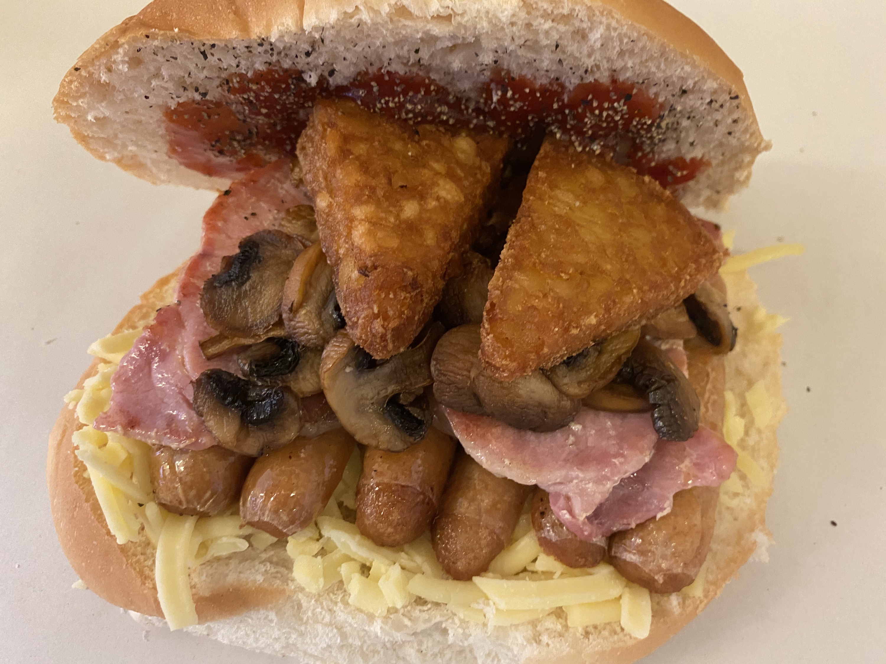 Arranged Food and Objects