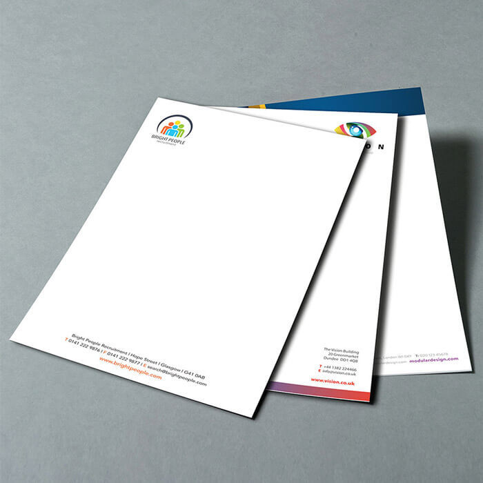 Thumbnail: 250 Pack of A4 Letterheads 120gsm Full Colour Print.