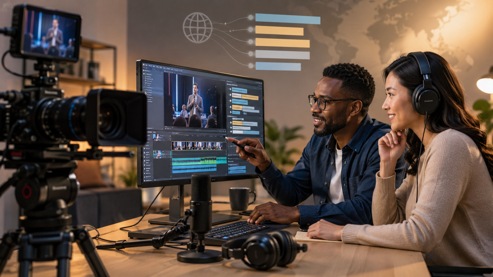 Professional video production and translation services for churches and ministries