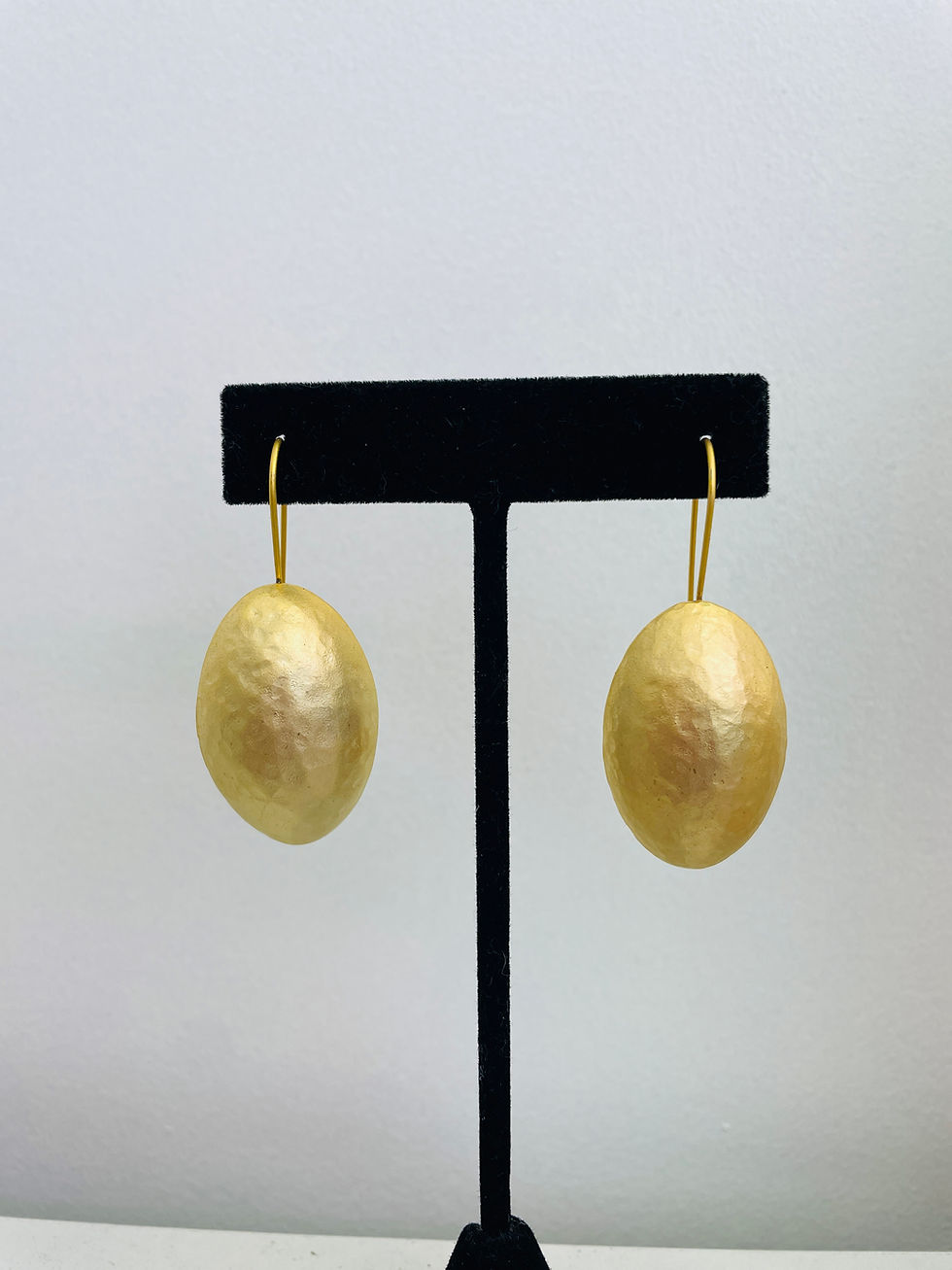 Thumbnail: Gold Filled Oval Earrings