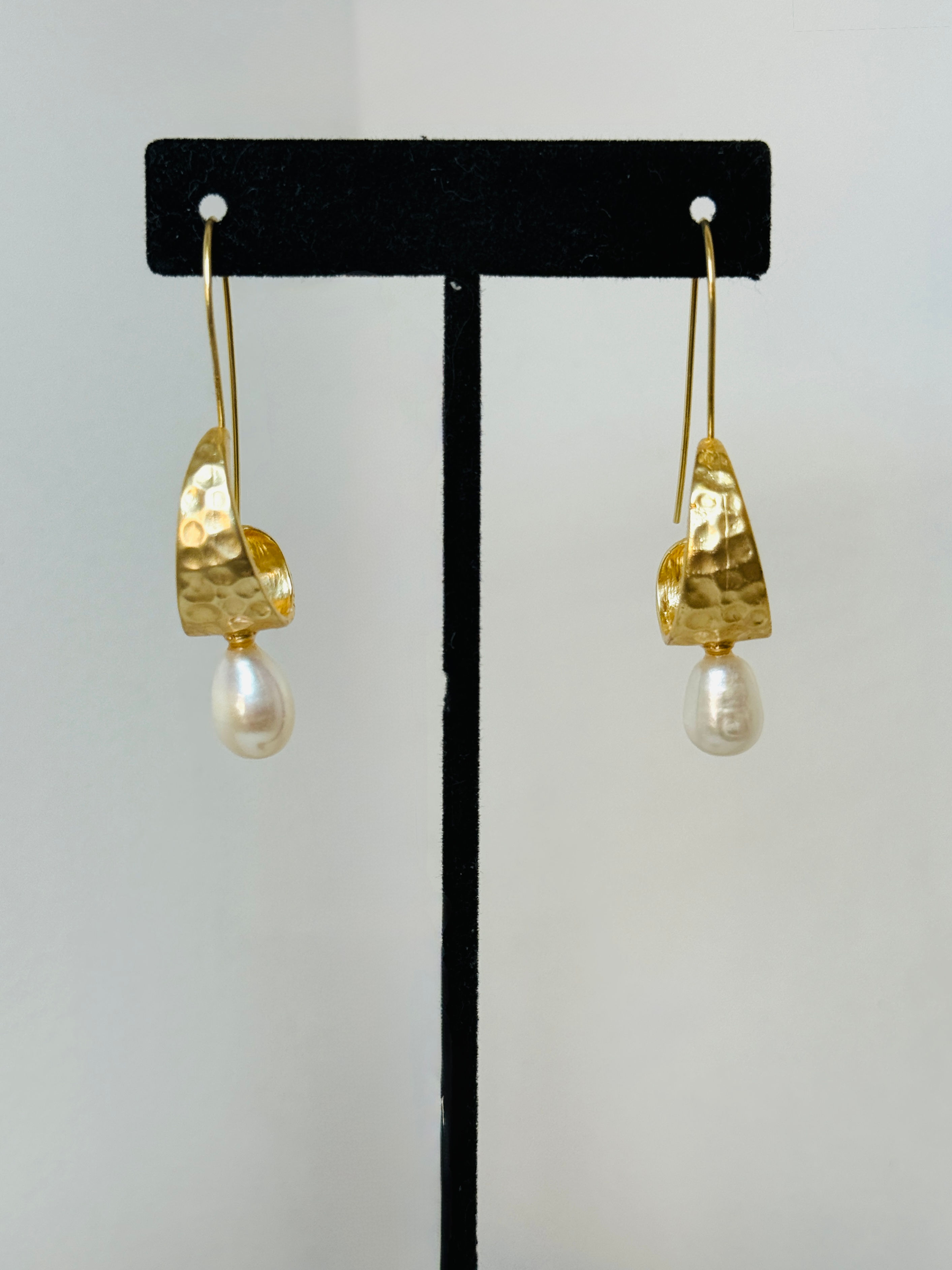Gold Filled Freshwater Pearl Earrings