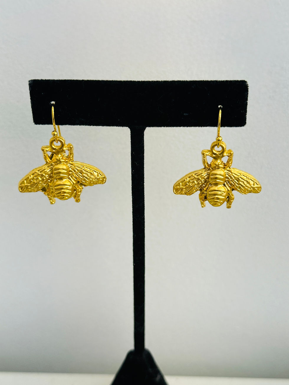 Thumbnail: Golden Bumblebee Earrings