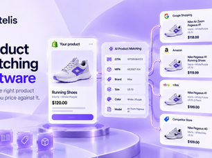 Product matching software comparing ecommerce products to competitor listings using identifiers and variant details